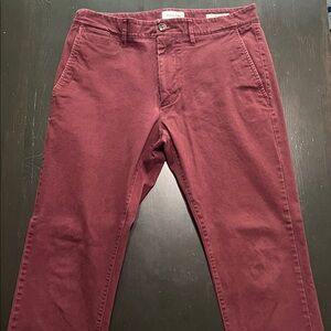 Goodfellow Maroon Casual Pants. Hennepin Chino